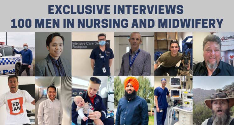 100 Men in Nursing – amazing male nurses, midwives and students