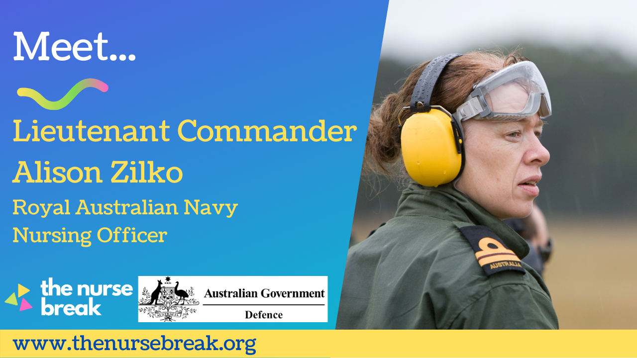 Nursing Officer in the Royal Australian Navy as a Reservist