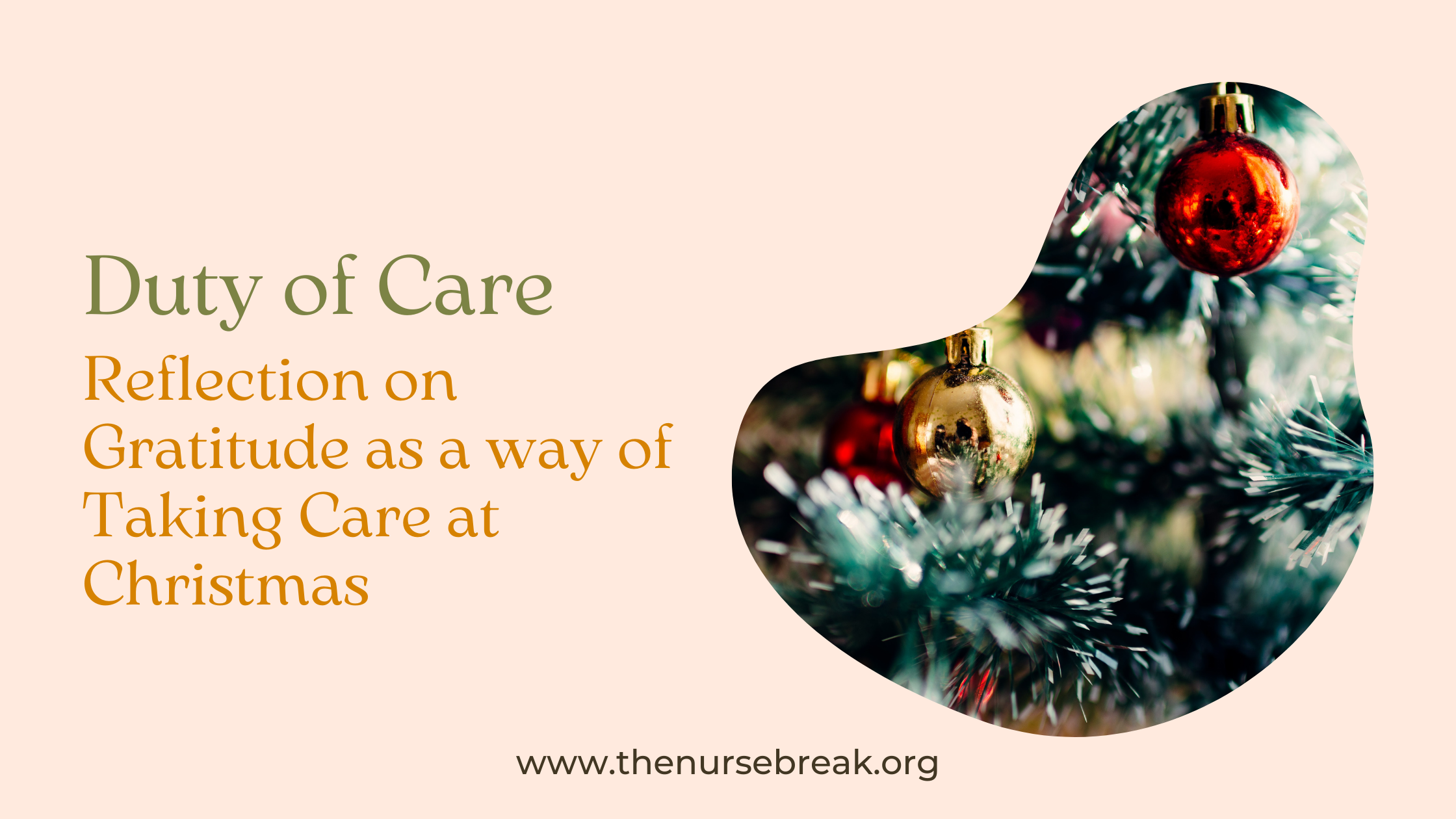 Reflection on Gratitude as a way of Taking Care at Christmas