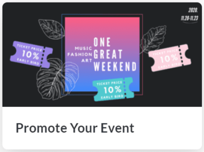 promote your event